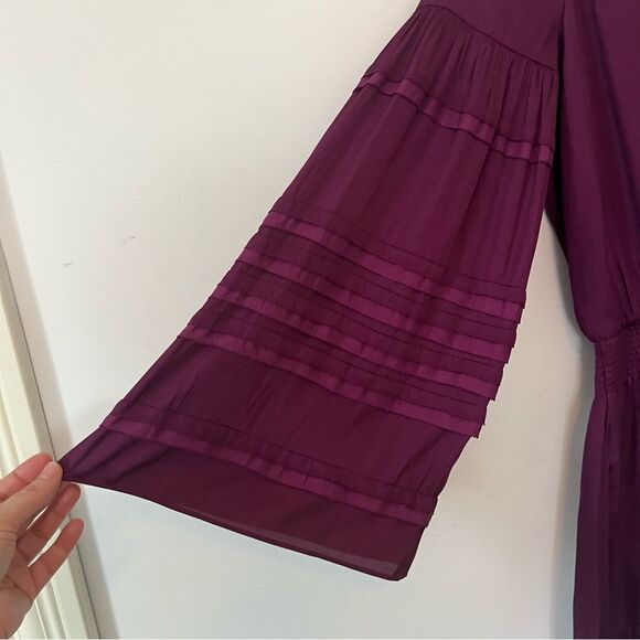 Elegant Purple Women's Dress - Picture 10 of 12